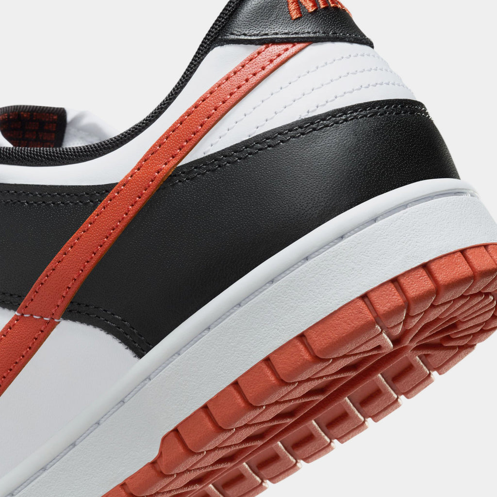 Exclusive Dunk Low Mens Lifestyle Shoes (Dragon Red/Black/White) — 6 — Back View
