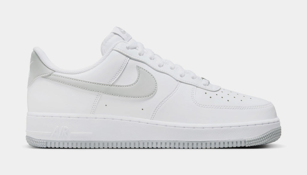 Exclusive Air Force 1 '07 Mens Lifestyle Shoes (White/Smoke Grey) — 6 — Front View
