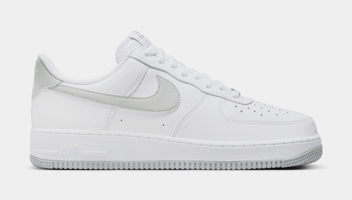 Exclusive Air Force 1 '07 Mens Lifestyle Shoes (White/Smoke Grey) — 6 — Front View