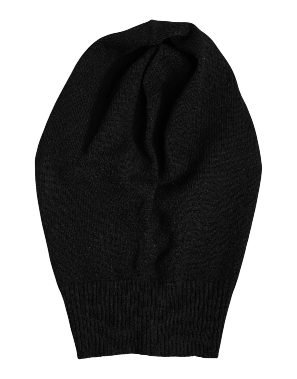 Dolce & Gabbana Black Cashmere Knitted Ski Mask Balaclava Women's Hat
