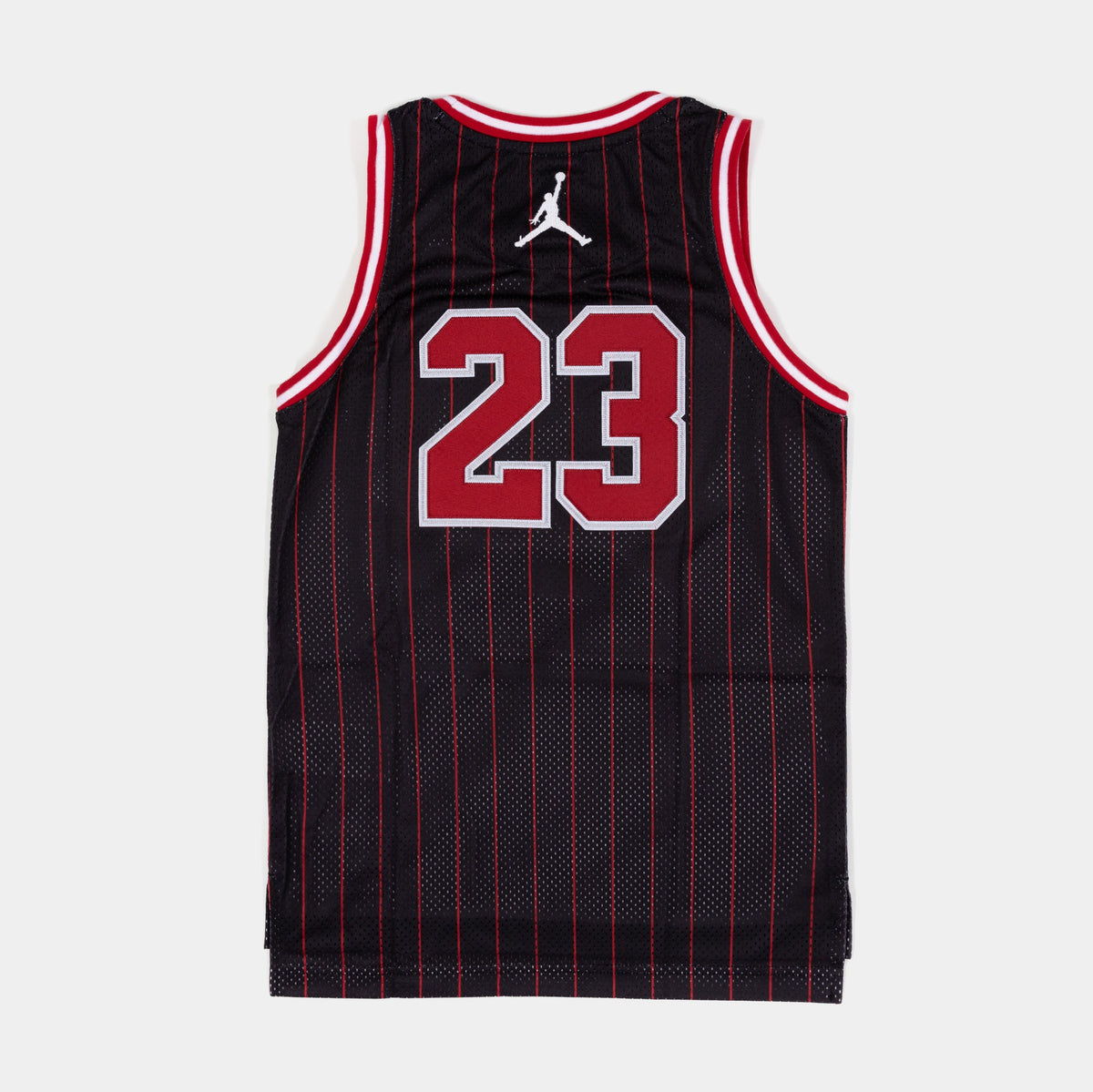 Exclusive JDN 23 Tank Grade School Jersey (Black/Red) — S — Side View