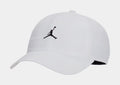 Exclusive Club Unstructured Mens Hat (White/Black) — S/M — Front View
