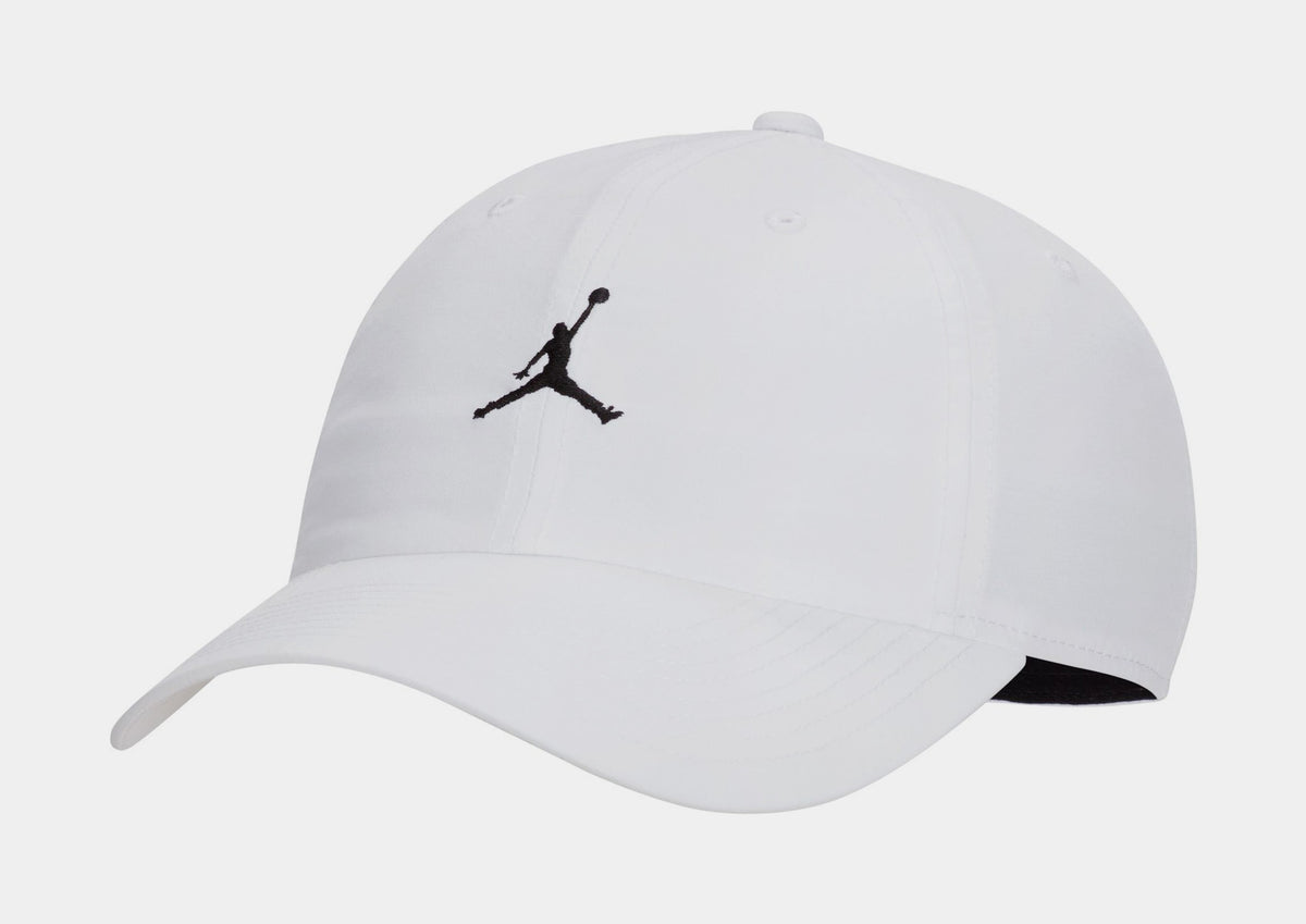 Exclusive Club Unstructured Mens Hat (White/Black) — S/M — Front View