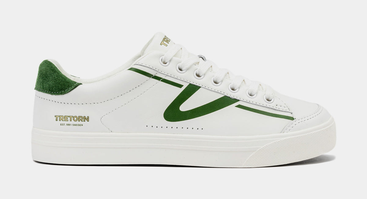 Exclusive Hopper Womens Lifestyle Shoes (White/Green) — 6 — Front View