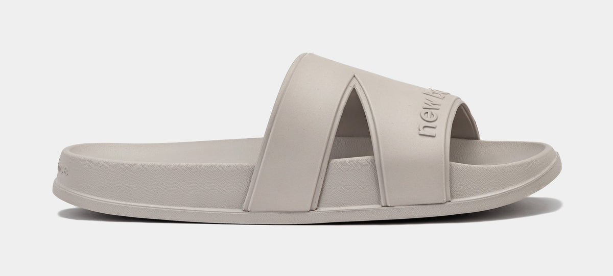 Exclusive 200 Slide Mens Sandals (Grey) — 4 — Front View