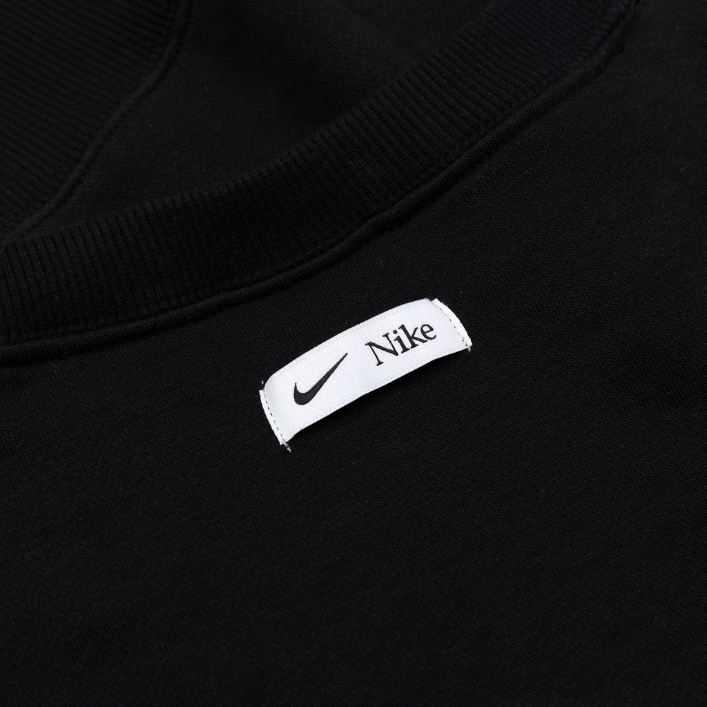 Exclusive NSW Phoenix Fleece Oversized Womens Crewneck (Black) — XS — Side View