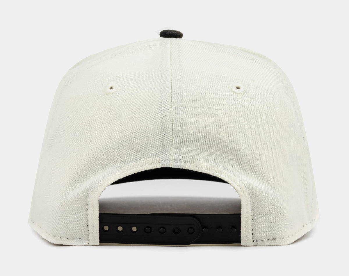 Exclusive Shoe Palace Exclusive Las Vegas Raiders Chrome 950AF Snapback Mens Hat (Beige/Black) — OS — Back View