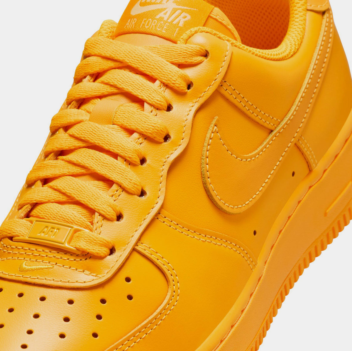 Exclusive Air Force 1 '07 Laser Orange Womens Lifestyle Shoes (Laser Orange) — 5 — Side View