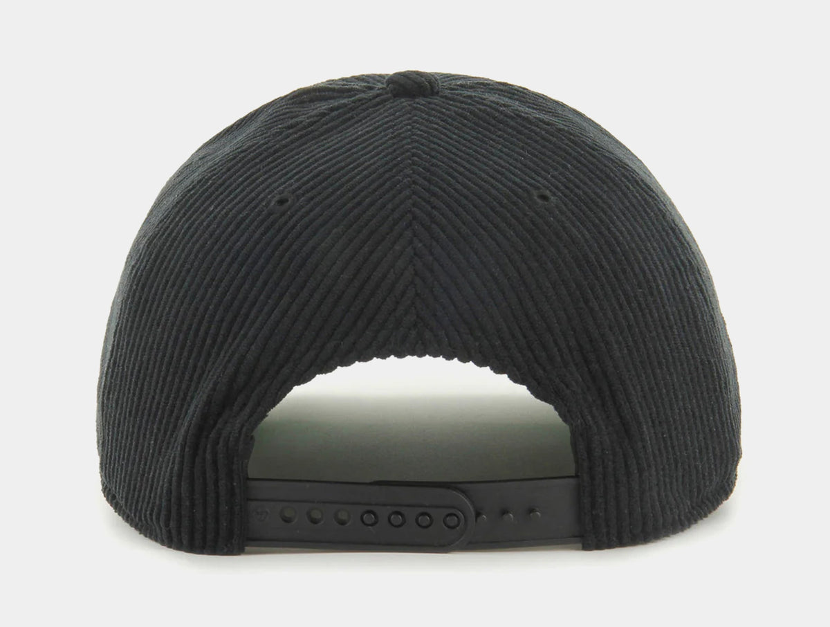 Exclusive Las Vegas Raiders Gridiron '47 Hitch Relaxed Fit Mens Hat (Black/White) — OS — Back View