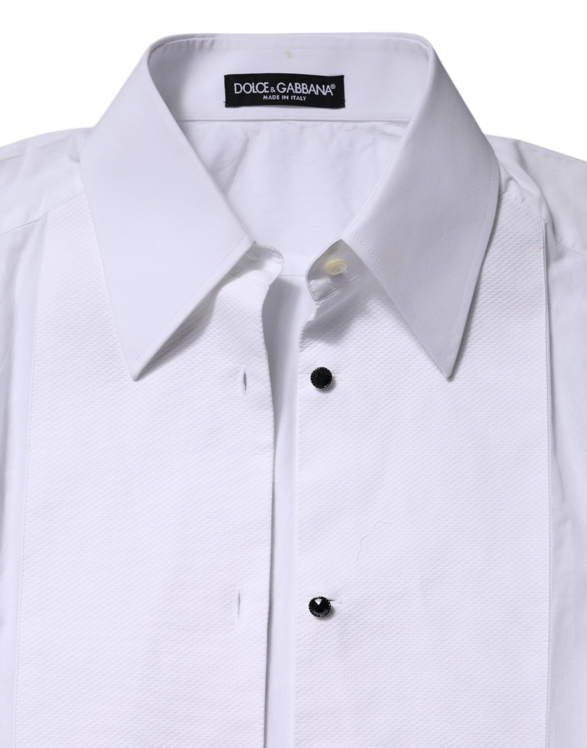 Dolce & Gabbana White Cotton Short Sleeves Collared Polo Women's Top