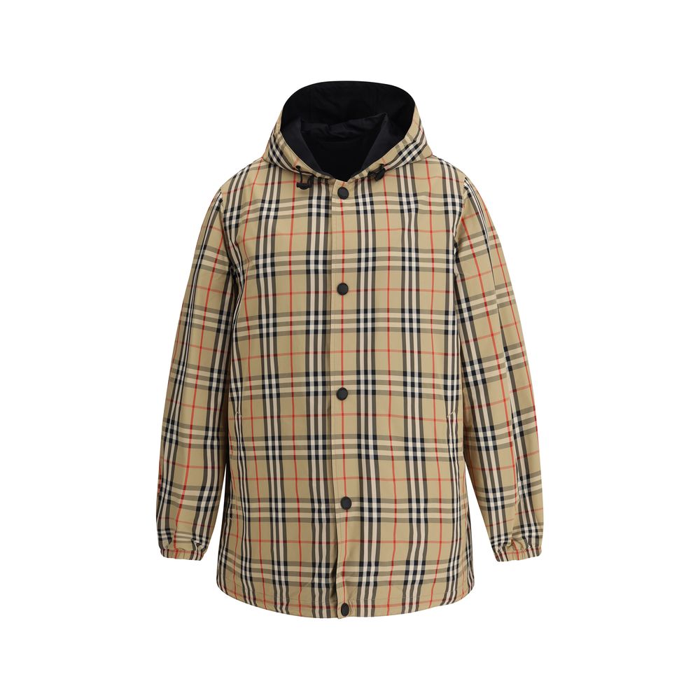 Burberry Multicolor Polyamide Rain Men's Coat