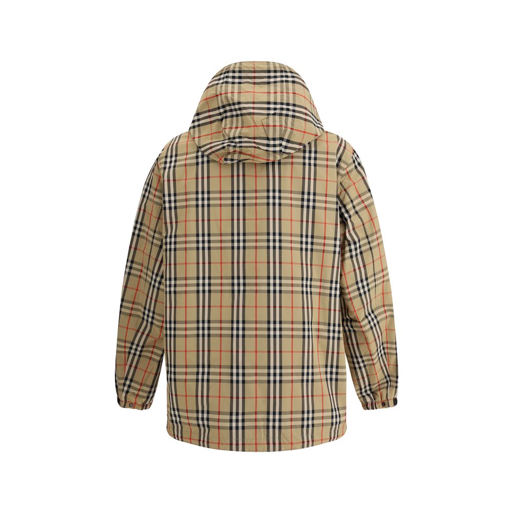 Burberry Multicolor Polyamide Rain Men's Coat