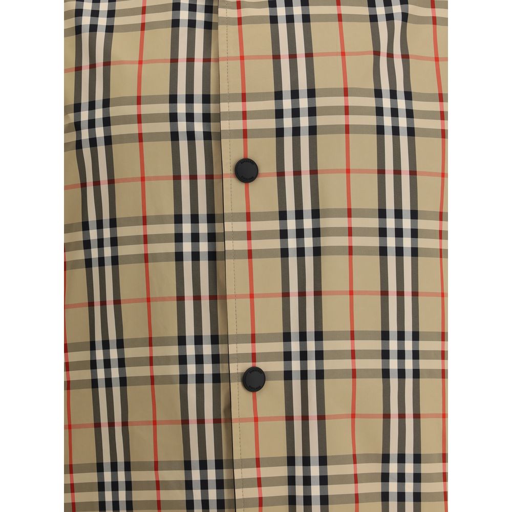Burberry Multicolor Polyamide Rain Men's Coat