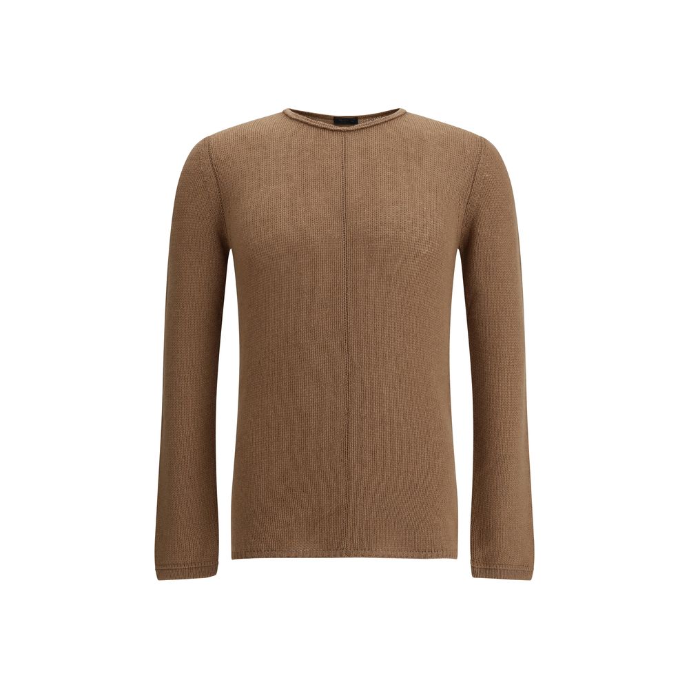 Prada Brown Cashmere Cashmere Men's Sweater