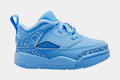 Exclusive Spizike Low Infant Toddler Lifestyle Shoes (Fountain Blue) — 2C — Front View