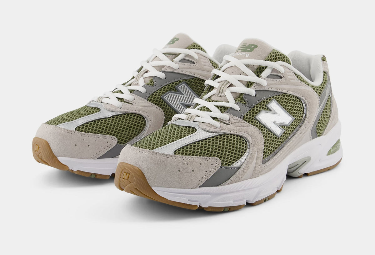 Exclusive 530 Mens Running Shoes (Dark Olivine/Moonrock/Shadow Grey) — 4 — Side View