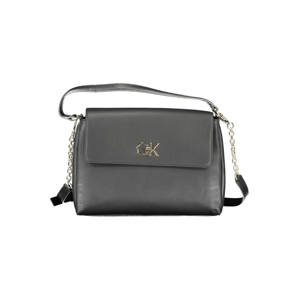 Calvin Klein Black Polyester Women Women's Handbag