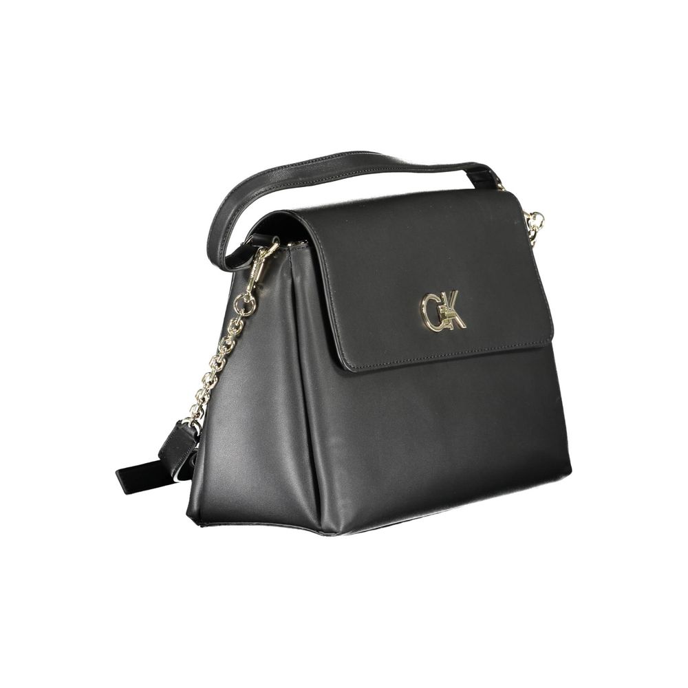Calvin Klein Black Polyester Women Women's Handbag