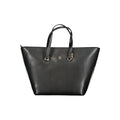 Tommy Hilfiger Black Polyurethane Women Women's Handbag
