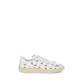 Valentino Garavani White Calf Leather Bos Taurus Low Top Women's Sneakers