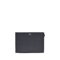 Valentino Garavani Black Calf Leather Bos Taurus Men's Wallet