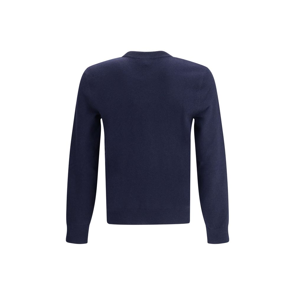Brioni Blue Cashmere Cashmere Men's Sweater
