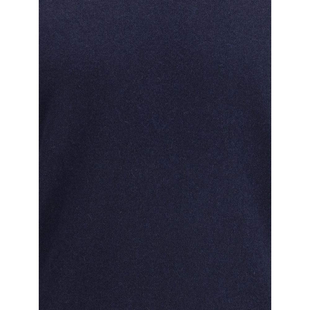 Brioni Blue Cashmere Cashmere Men's Sweater