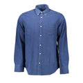Gant Blue Cotton Men Men's Shirt