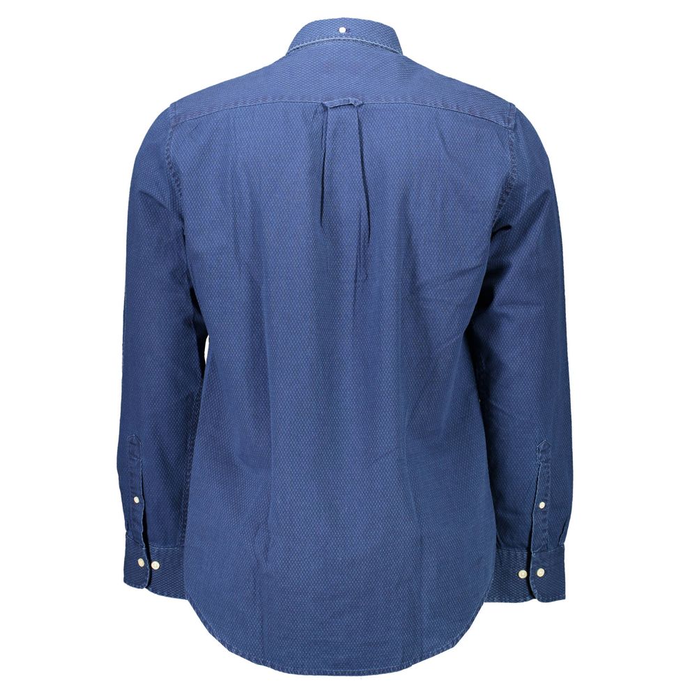 Gant Blue Cotton Men Men's Shirt