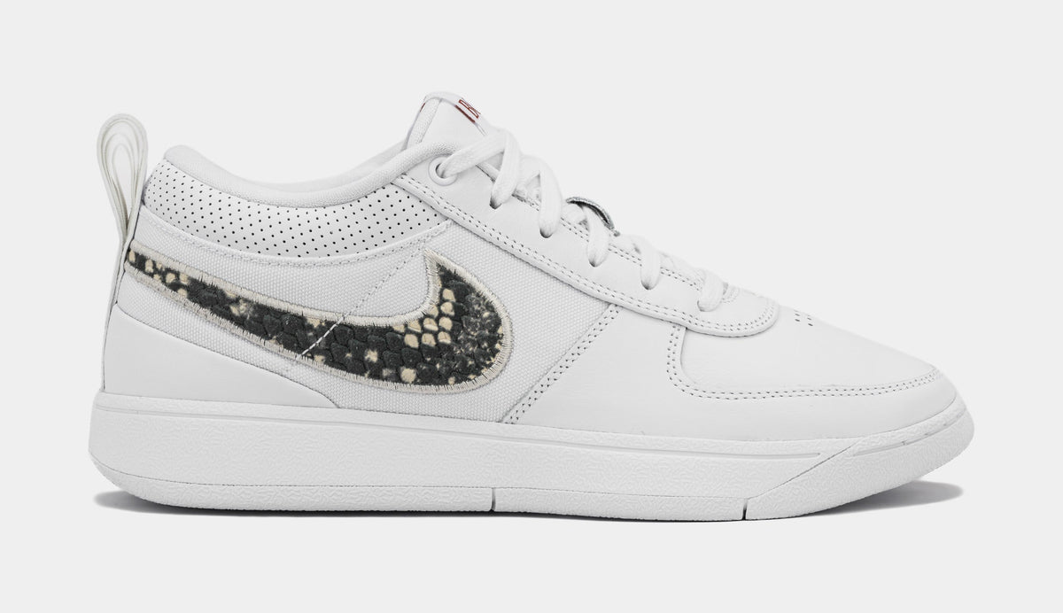 Exclusive Book 1 Rattlesnake Mens Basketball Shoes (White/Orewood Brown/Burnt Sunrise/Black) Final Sale — 4 — Front View