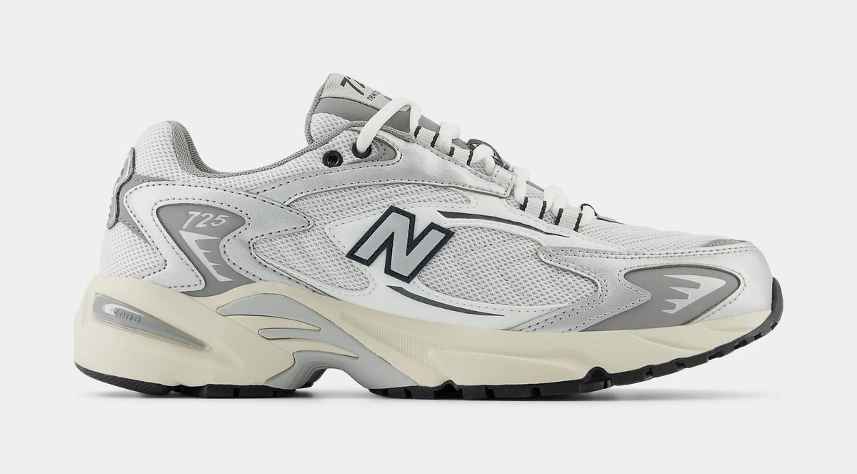 Exclusive 725v1 Mens Running Shoes (White/Metallic Silver/Slate Grey) Final Sale — 4 — Front View