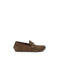 Fendi Brown Rubber Slip-On Men's Loafers