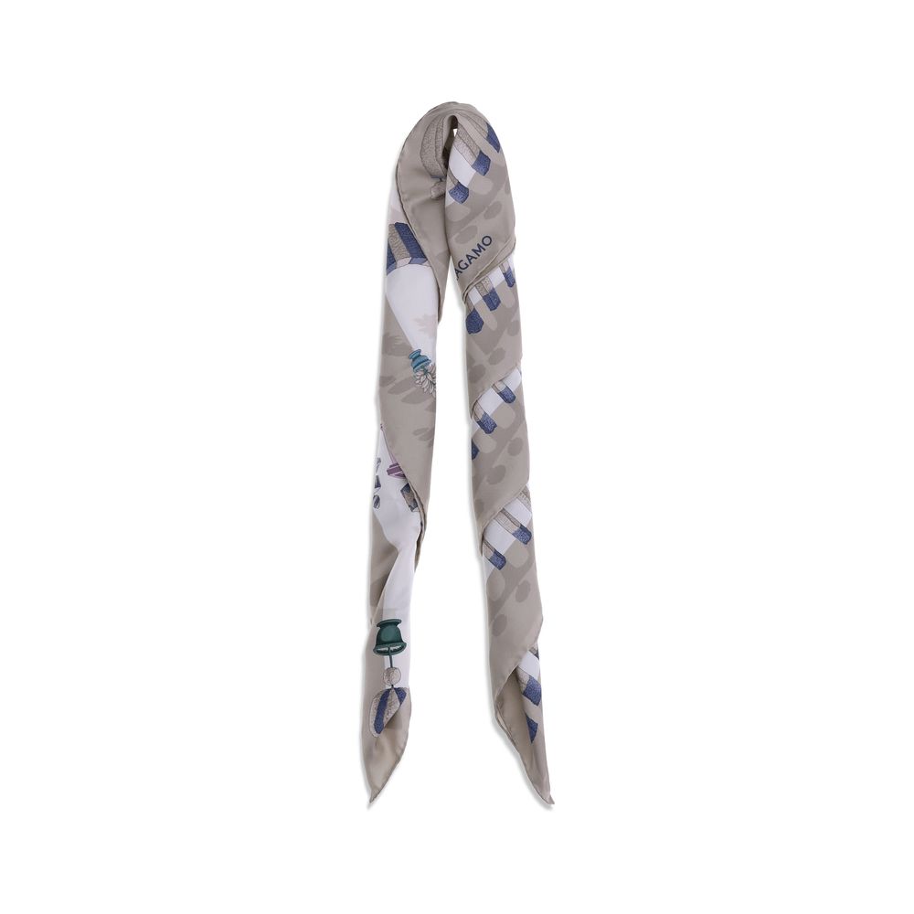 Ferragamo Multicolor Silk Women's Scarf