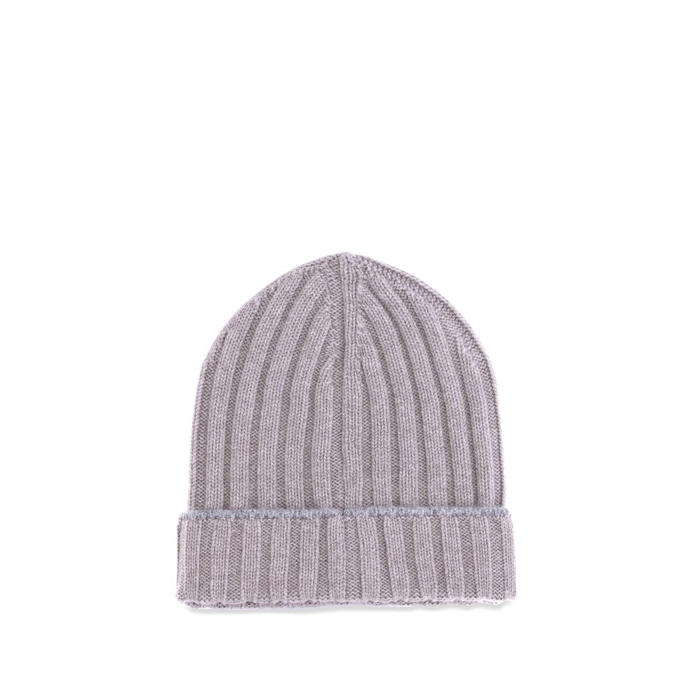 Brunello Cucinelli Beige Cashmere Men's Beanie