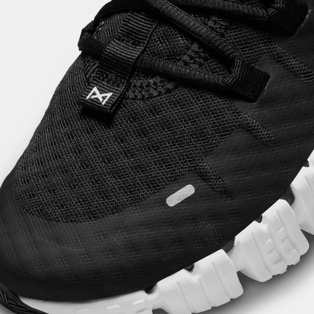 Exclusive Free Metcon 5 Mens Running Shoes (Black/White/Anthracite) — 6 — Side View