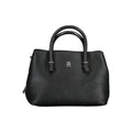 Tommy Hilfiger Black Polyurethane Women Women's Handbag