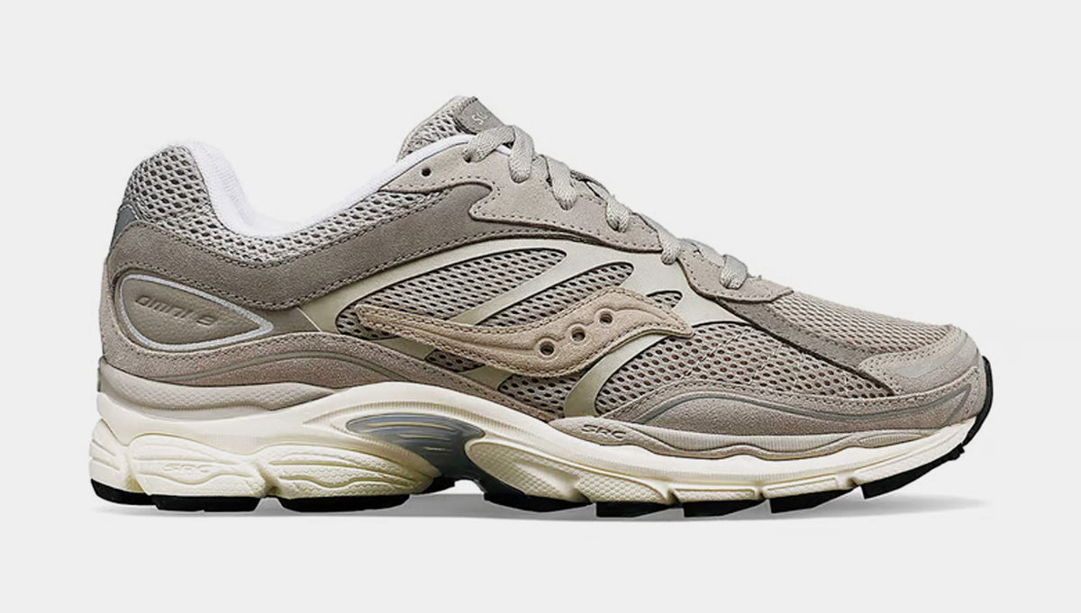 Exclusive ProGrid OMNI 9 Premium Mens Running Shoes (Grey) — 4 — Front View