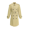 Burberry Beige Cotton Men's Coat