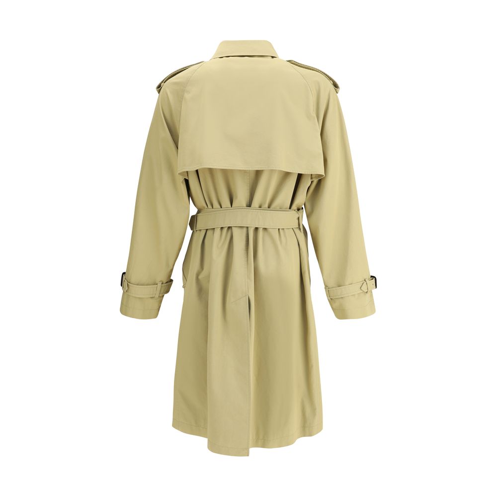 Burberry Beige Cotton Men's Coat