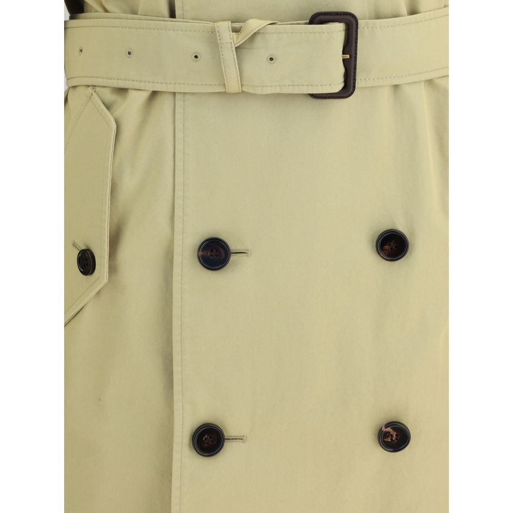 Burberry Beige Cotton Men's Coat