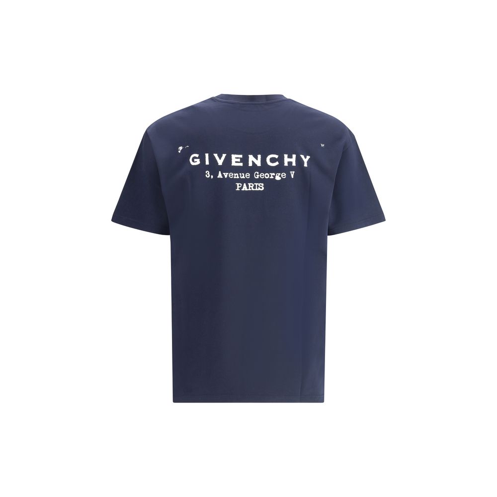 Givenchy Blue Cotton Men's T-Shirt