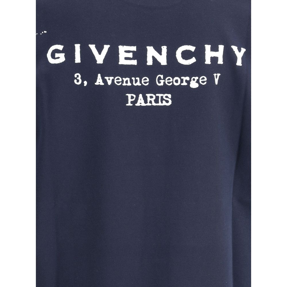 Givenchy Blue Cotton Men's T-Shirt