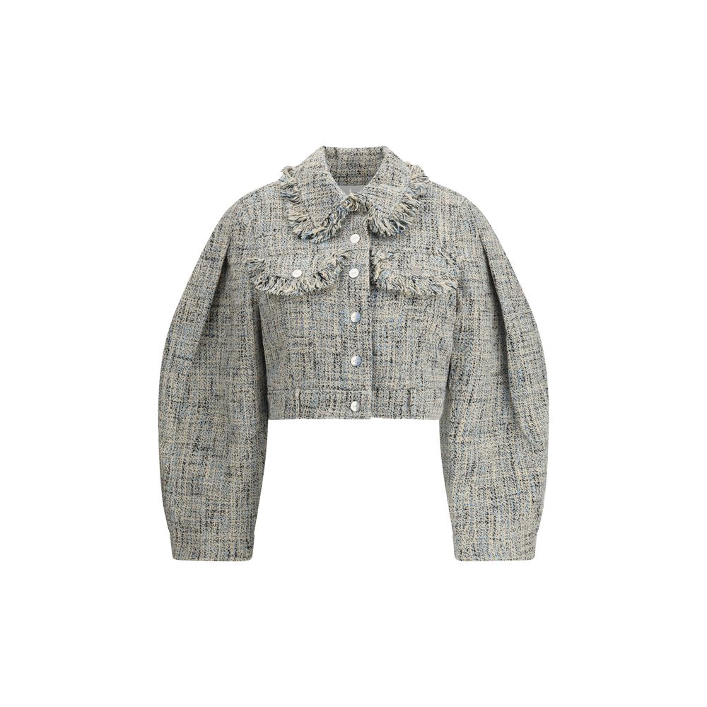 Ganni Multicolor Cotton Women's Coat