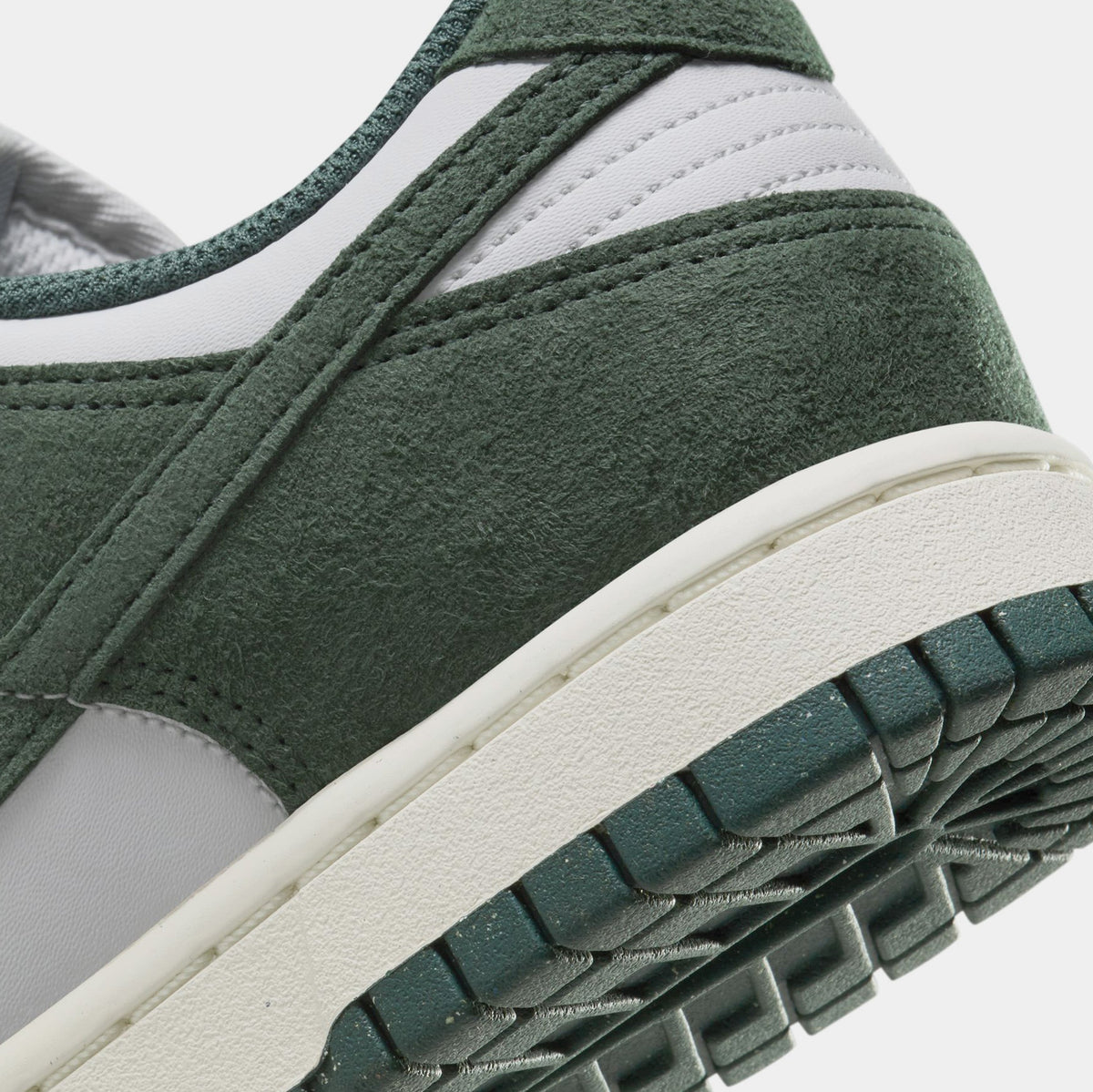 Exclusive Dunk Low Womens Lifestyle Shoes (Photon Dust/Sail/White/Vintage Green) Final Sale — 5 — Back View