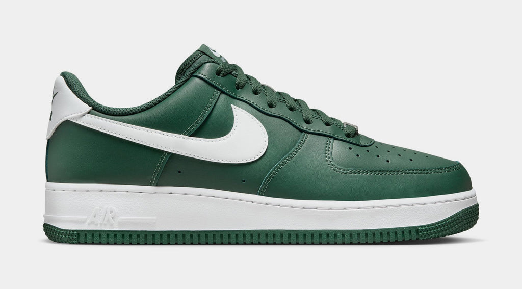 Exclusive Air Force 1 '07 Mens Lifestyle Shoes (Gorge Green/White) — 6 — Front View