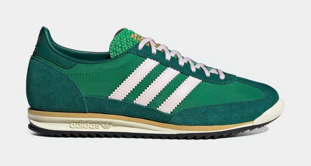 Exclusive SL 72 Womens Lifestyle Shoes (Night Indigo/Semi Green Spark/Collegiate Green) — 5 — Front View