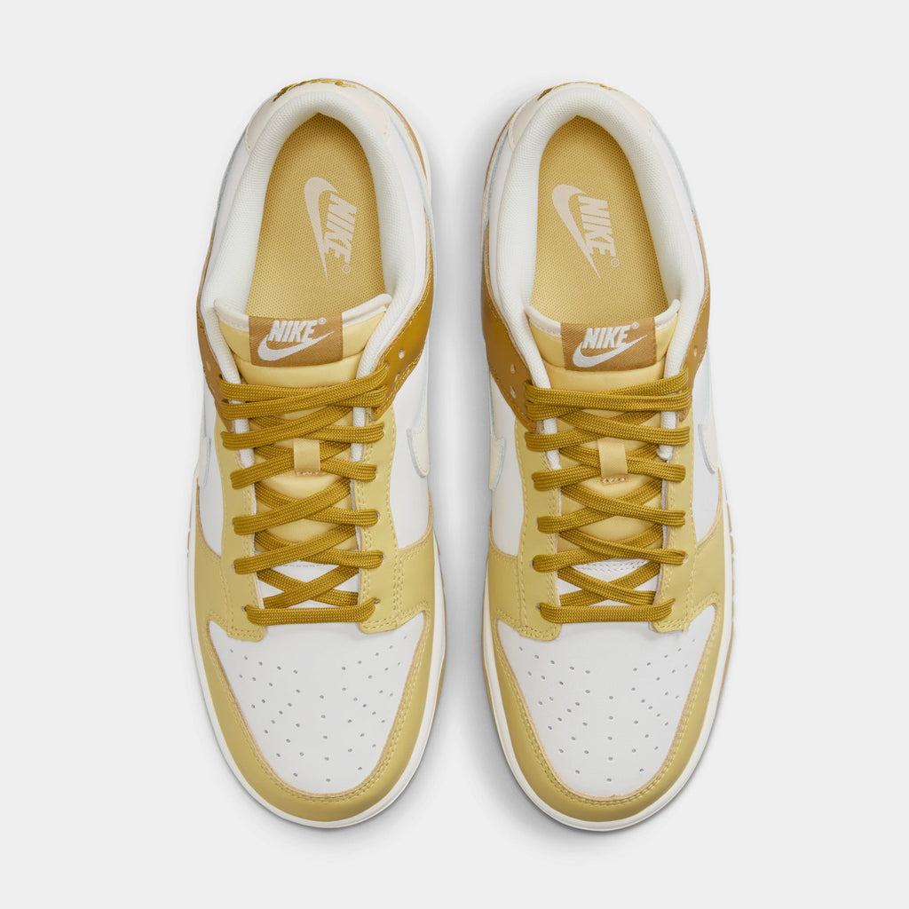 Exclusive Dunk Low Retro Mens Lifestyle Shoes (Bronzine/Coconut Milk/Sail) — 6 — Side View