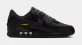 Exclusive Air Max 90 Black Speed Yellow Mens Running Shoes (Black/Yellow) — 4 — Front View