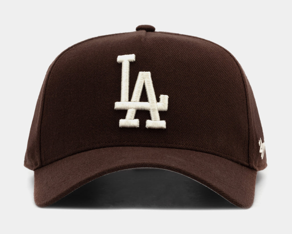 Exclusive Los Angeles Dodgers MVP Snapback Mens Hat (Brown) — OS — Front View