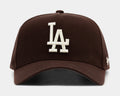 Exclusive Los Angeles Dodgers MVP Snapback Mens Hat (Brown) — OS — Front View